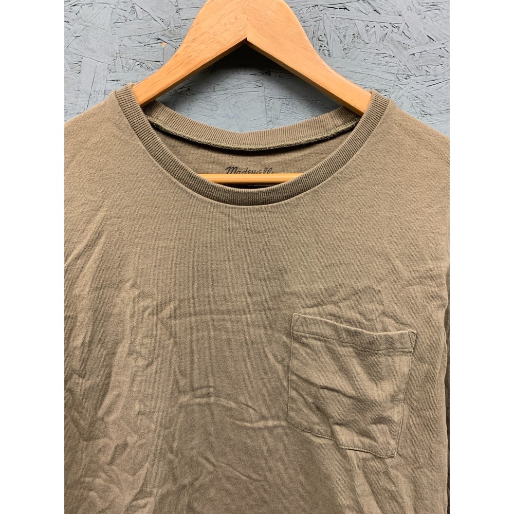 Madewell Long Sleeve Tan Shirt - Picture 2 of 8